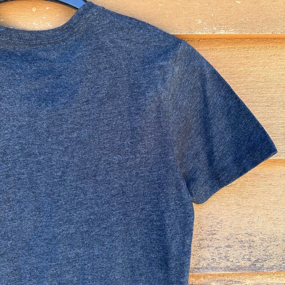 Goodfellow & Co. Mens Beach Graphic T-Shirt Size S Dark Heather Gray Cotton Blen - Picture 9 of 11